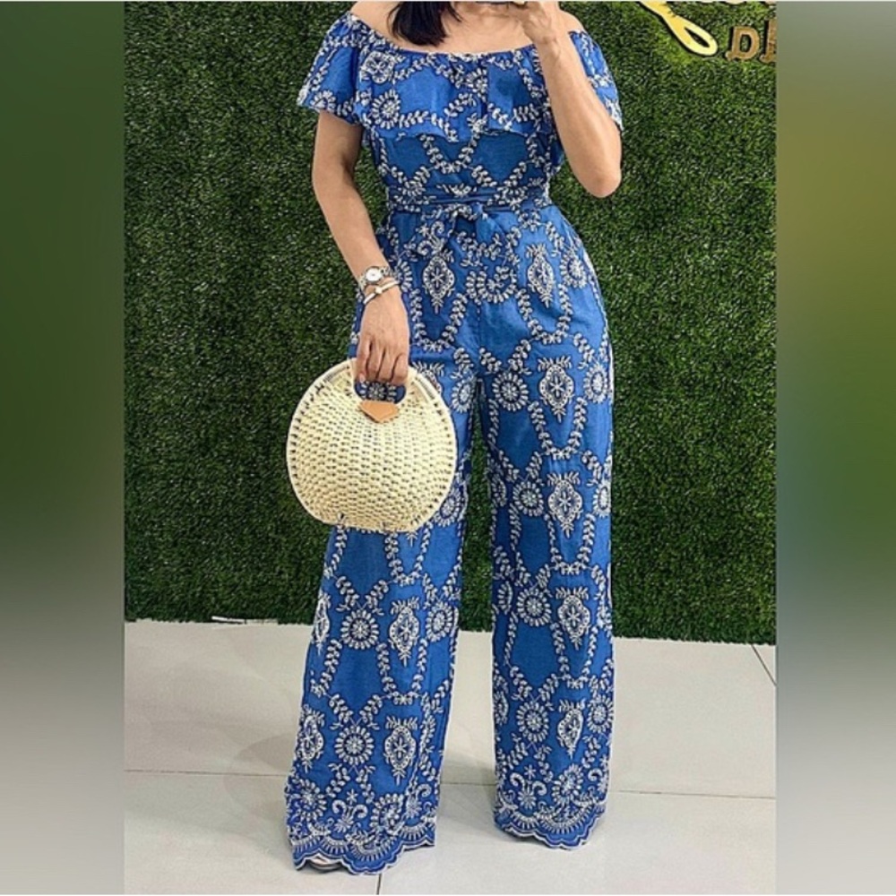 Bohemian Off-Shoulder Jumpsuit